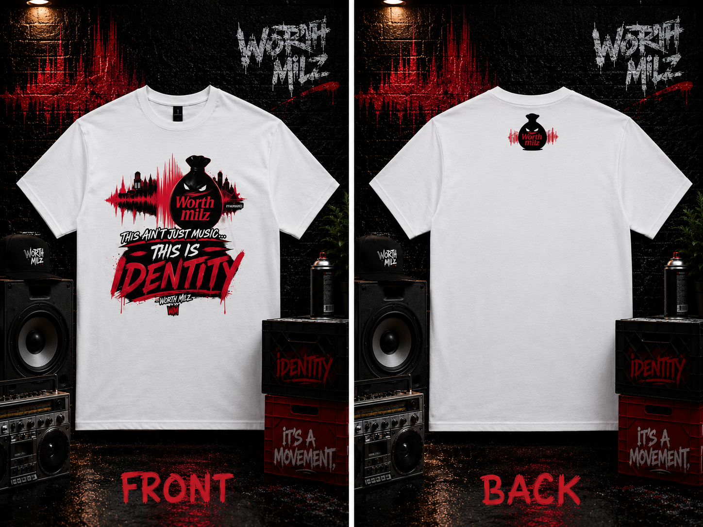 Worth Milz white tee